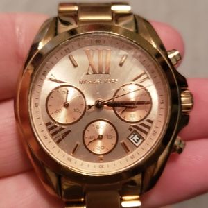 Micheal Kors "Boyfriend" Rose Gold watch